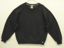 画像: 00'S RUSSELL ATHLETIC 前Vガゼット付き クルーネック スウェットシャツ ブラック (VINTAGE) 「Sweat Shirt」入荷しました。