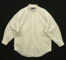 画像: 90'S RALPH LAUREN "YARMOUTH" オックスフォード 長袖 BDシャツ ホワイト (VINTAGE) 「L/S Shirt」入荷しました。