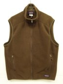 画像: 00'S PATAGONIA "SYNCHILLA" 裾ロゴ フルジップ フリースベスト ブラウン (VINTAGE) 「No Sleeve」入荷しました。