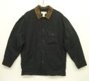 画像: 90'S BANANA REPUBLIC 旧タグ 襟レザー フィールドジャケット ブラック (VINTAGE) 「Jacket」入荷しました。