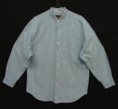 画像: 90'S EDDIE BAUER 黒タグ オックスフォード バンドカラーシャツ ブルー (VINTAGE) 「L/S Shirt」入荷しました。