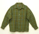 画像: 60'S PENDLETON "SIR PENDLETON" ウール 長袖 オープンカラーシャツ チェック柄 USA製 (VINTAGE) 「L/S Shirt」入荷しました。