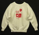 画像: 80'S CARNAHAN TEAMS 染み込みプリント ラグランスリーブ スウェットシャツ ホワイト USA製 (VINTAGE) 「Sweat Shirt」入荷しました。