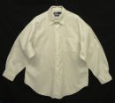 画像: 90'S RALPH LAUREN "ANDREW" 2PLYコットン 長袖 ヘリンボーンツイルシャツ ホワイト (VINTAGE) 「L/S Shirt」入荷しました。