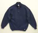 画像: 90'S RUSSELL ATHLETIC ハーフジップ スウェットシャツ ネイビー メキシコ製 (VINTAGE) 「Sweat Shirt」入荷しました。