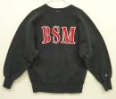 画像: 90'S CHAMPION "BSM" 刺繍タグ リバースウィーブ ブラック USA製 (VINTAGE) 「Sweat Shirt」入荷しました。