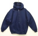 画像: 90'S PLUMA 裏サーマル フルジップ スウェットパーカー アルミジップ ネイビー (VINTAGE) 「Parka」入荷しました。