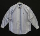 画像: 90'S RALPH LAUREN "BLAKE" ポプリン 長袖 BDシャツ ランダムストライプ (VINTAGE) 「L/S Shirt」入荷しました。