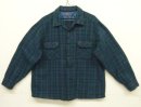 画像: 60'S PENDLETON "BOARD SHIRT" ウール オープンカラーシャツ チェック柄 USA製 (VINTAGE) 「L/S Shirt」入荷しました。