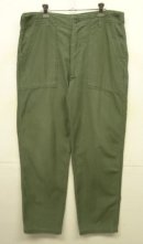 画像: 70'S アメリカ軍 US ARMY "OG107" コットンサテン ベイカーパンツ TALONジップ (VINTAGE) 「Bottoms」入荷しました。