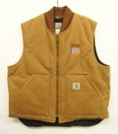 画像: 00'S CARHARTT 裏地キルティング ダックベスト ブラウン USA製 (VINTAGE) 「No Sleeve」入荷しました。