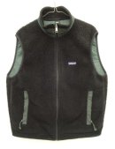 画像: 90'S PATAGONIA "初期型" 裏地P.E.F レトロX ベスト ブラック USA製 (VINTAGE) 「No Sleeve」入荷しました。