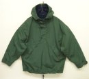 画像: 90'S GAP 旧タグ 裏地フリース ナイロン アノラックパーカー ダークグリーン/ネイビー (VINTAGE) 「Jacket」入荷しました。