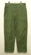 画像: 60'S アメリカ軍 US ARMY "OG107" コットンサテン WALDESジップ ベイカーパンツ (VINTAGE) 「Bottoms」入荷しました。