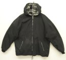 画像: 60'S ユーロヴィンテージ リバーシブル フルジップ スモックパーカー ブラック/チェック柄 (VINTAGE) 「Jacket」入荷しました。