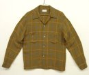 画像: 60'S TOWNCRAFT レーヨン オープンカラーシャツ チェック柄 (VINTAGE) 「L/S Shirt」入荷しました。