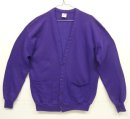 画像: 80'S JERZEES スウェット カーディガン パープル USA製 (VINTAGE) 「Sweat Shirt」入荷しました。