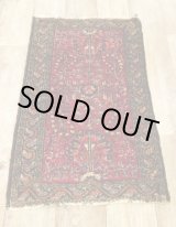 画像: OLD HAND WOVEN SHAGGY RUG [ANTIQUE]