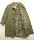 画像2: 70'S AQUASCUTUM "AQUA5 (コットン100%)" バルマカーンコート カーキ 玉虫色 イングランド製 (VINTAGE)