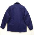 画像2: 60'S フレンチワーク カバーオール ワークジャケット NAVY (DEADSTOCK)