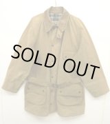 画像: 80'S BARBOUR 2クレスト "SOLWAY ZIPPER" オイルドジャケット KHAKI イングランド製 (VINTAGE)