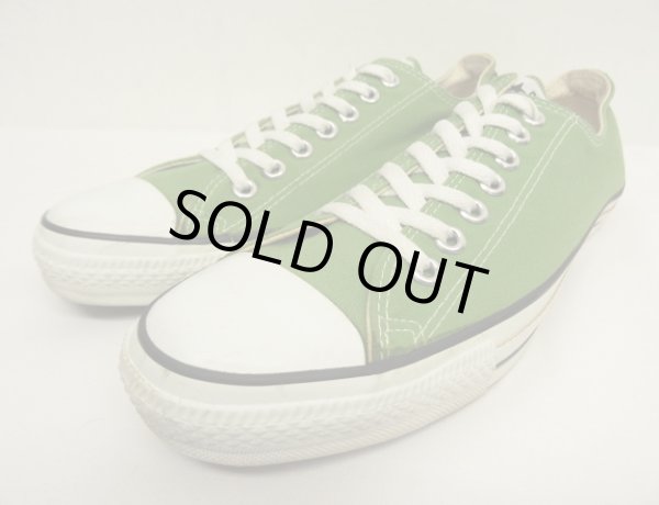 画像1: 90'S CONVERSE "ALL STAR LO" キャンバススニーカー LT GREEN USA製 (VINTAGE)