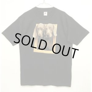 画像: 90'S WILLIAM WEGMAN "FRAMED" FOTOFOLIO製 半袖 Tシャツ USA製 (DEADSTOCK)