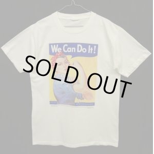 画像: 90'S J.HOWARD MILLER "WE CAN DO IT!" シングルステッチ 半袖 Tシャツ USA製 (VINTAGE)