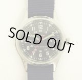 画像: J.CREW x TIMEX フィールドウォッチ ブラック/ネイビーベルト (USED)