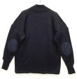 画像2: イタリア軍 モックネック ウール セーター NAVY (DEADSTOCK)