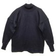 画像1: イタリア軍 モックネック ウール セーター NAVY (DEADSTOCK)