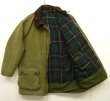 画像2: 90'S BARBOUR 3クレスト 旧タグ "NORTHUMBRIA" 裏地ウール オイルドジャケット OLIVE イングランド製 (VINTAGE)