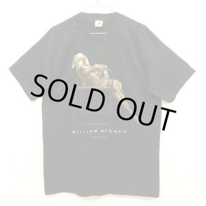 画像: 90'S WILLIAM WEGMAN "LOLITA" FOTOFOLIO製 Tシャツ ブラック USA製 (VINTAGE)