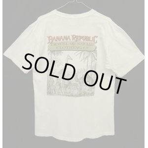 画像: 80'S BANANA REPUBLIC "サファリプリント" ポケット付き Tシャツ USA製 (VINTAGE)