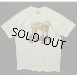 画像: 90'S WILLIAM WEGMAN "ROLLER ROVER"  両面プリント FOTOFOLIO製 Tシャツ (DEADSTOCK)