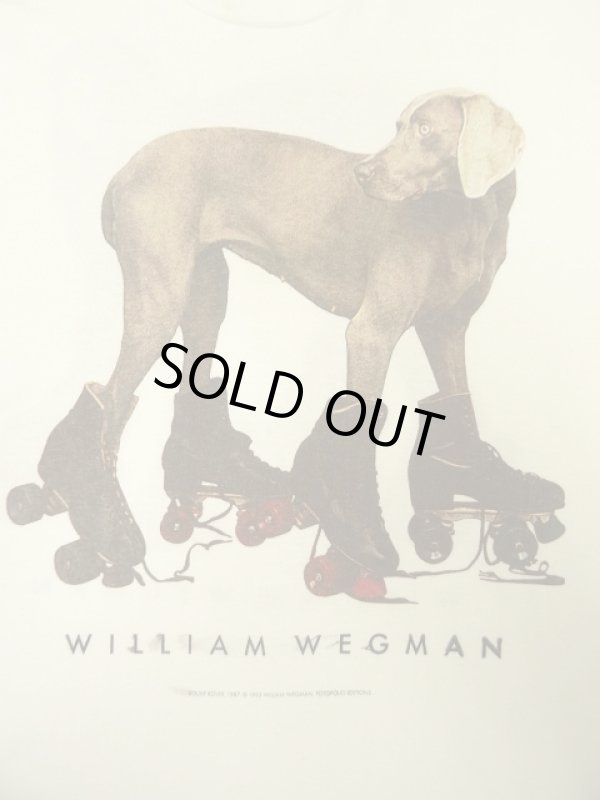 画像2: 90'S WILLIAM WEGMAN "ROLLER ROVER"  両面プリント FOTOFOLIO製 Tシャツ (DEADSTOCK)