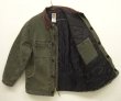 画像2: 90'S CARHARTT 裏地キルティング ダックジャケット モスグリーン (VINTAGE)