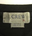 画像2: 90'S J.CREW コットン100% 半袖 Tシャツ ブラック USA製 (DEADSTOCK)