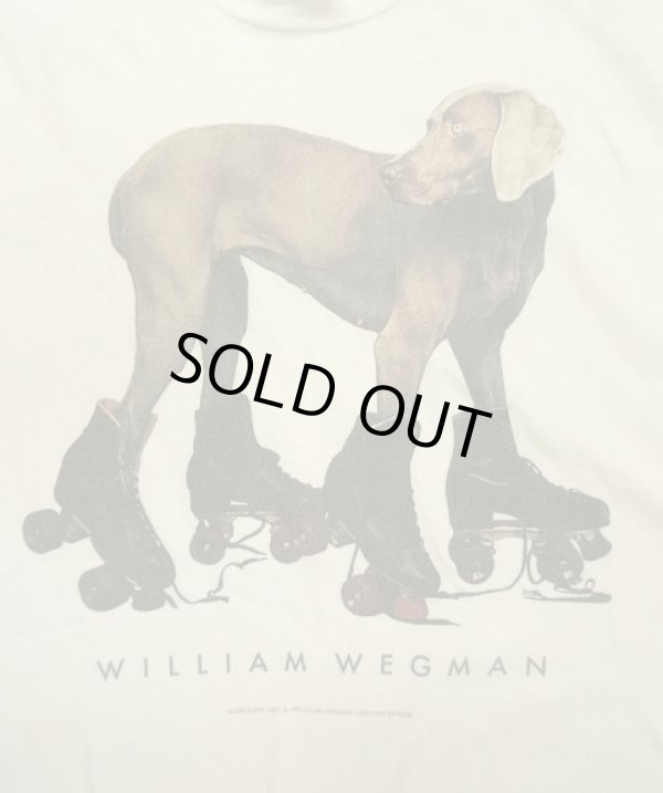 画像3: 90'S WILLIAM WEGMAN "ROLLER ROVER" FOTOFOLIO製 半袖 Tシャツ USA製 (VINTAGE)