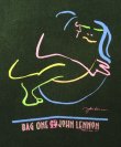 画像3: 90'S JOHN LENNON "BAG ONE ARTS" シングルステッチ Tシャツ ブラック USA製 (VINTAGE)