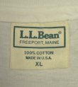 画像2: 80'S LL Bean "筆記体ロゴ" シングルステッチ 半袖 Tシャツ ホワイト USA製 (VINTAGE)