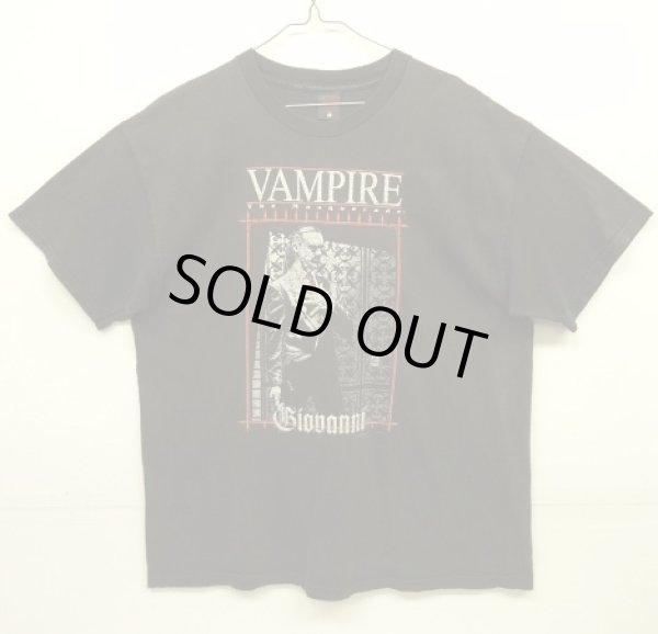 画像1: 90'S VAMPIRE THE MASQUERADE "FASHION VICTIM" 半袖 Tシャツ ブラック USA製 (VINTAGE)