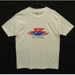 画像: 80'S JOC (JUNIOR OFFICERS COUNCIL) シングルステッチ 半袖 Tシャツ ホワイト USA製 (VINTAGE)