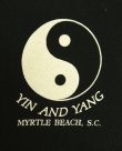 画像3: 90'S YIN AND YANG 両面プリント シングルステッチ 半袖 Tシャツ ブラック USA製 (VINTAGE)