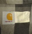 画像2: 80'S CARHARTT ブラックデニム  アクティブジャケット 裏地チェック柄 USA製 (VINTAGE)