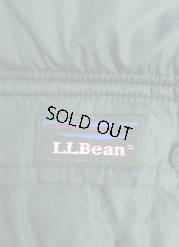 画像3: 90'S LL Bean プリマロフト ハーフジップ フード付きジャケット グリーン/パープル USA製 (VINTAGE)