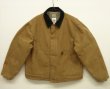 画像1: 00'S CARHARTT "TRADITIONAL JACKET" 裏地ボア付き ダックジャケット ブラウン (VINTAGE)