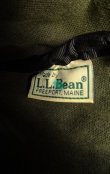 画像2: 80'S LL Bean  ワックスコットン/レザー トートバッグ カーキ USA製 (VINTAGE)