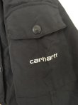 画像4: 00'S CARHARTT ファー付きフード 中綿入り ナイロン N-3Bジャケット ブラック (VINTAGE)