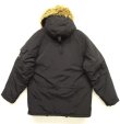 画像5: 00'S CARHARTT ファー付きフード 中綿入り ナイロン N-3Bジャケット ブラック (VINTAGE)